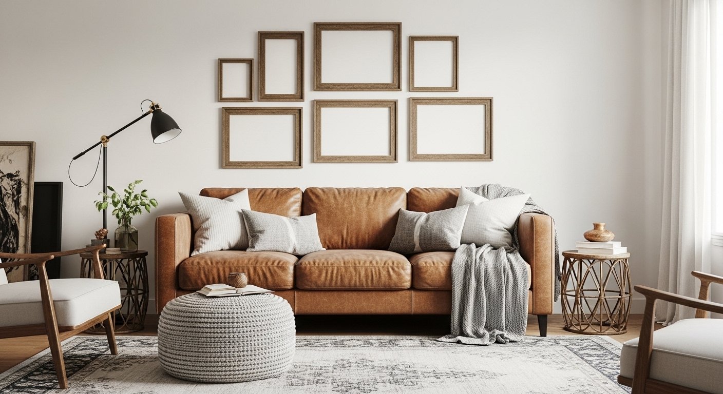 15 Rustic Gallery Wall Living Room To Try Now - Craftedbuddy